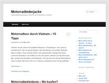 Tablet Screenshot of motorradlederjacke.net